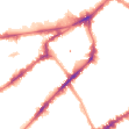 Night-time road noise heatmap for SW7 3NJ