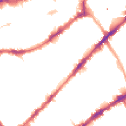 Night-time road noise heatmap for SW7 3QQ