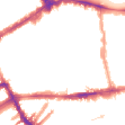 Night-time road noise heatmap for SW7 4BH