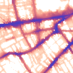 Daytime road noise heatmap for SW7 5AF