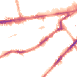 Night-time road noise heatmap for SW7 5AJ