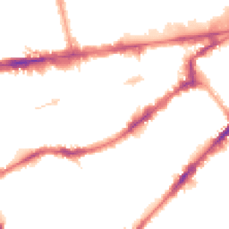 Night-time road noise heatmap for SW7 5AU