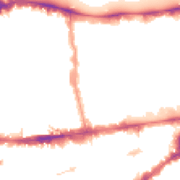 Night-time road noise heatmap for SW7 5NR