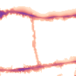 Night-time road noise heatmap for SW7 5PJ