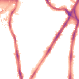 Night-time road noise heatmap for SW8 1AB