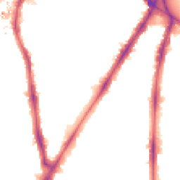 Night-time road noise heatmap for SW8 1AQ