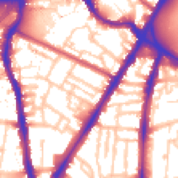 Daytime road noise heatmap for SW8 1AS