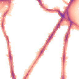 Night-time road noise heatmap for SW8 1AS