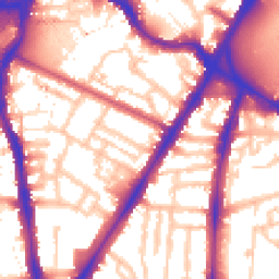 Daytime road noise heatmap for SW8 1AU