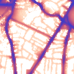 Daytime road noise heatmap for SW8 1AX