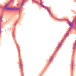 Night-time road noise heatmap for SW8 1BA