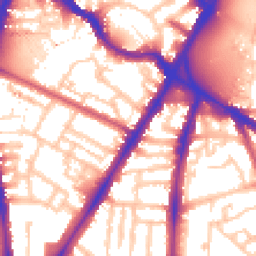 Daytime road noise heatmap for SW8 1BF