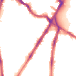 Night-time road noise heatmap for SW8 1BF