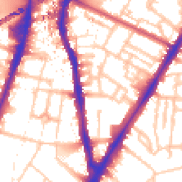 Daytime road noise heatmap for SW8 1BJ