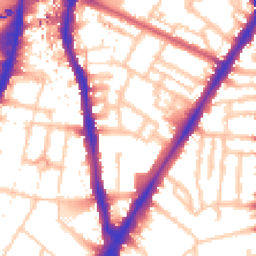 Daytime road noise heatmap for SW8 1BL