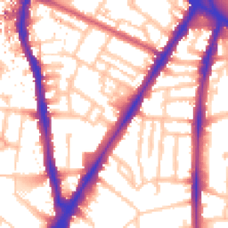 Daytime road noise heatmap for SW8 1BX
