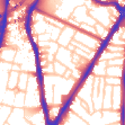 Daytime road noise heatmap for SW8 1DB