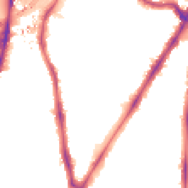 Night-time road noise heatmap for SW8 1DB