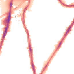 Night-time road noise heatmap for SW8 1DE