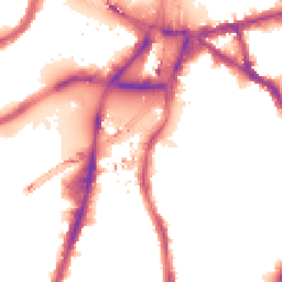 Night-time road noise heatmap for SW8 1DF