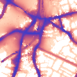 Daytime road noise heatmap for SW8 1DN