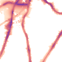 Night-time road noise heatmap for SW8 1EF