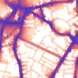 Daytime road noise heatmap for SW8 1FU