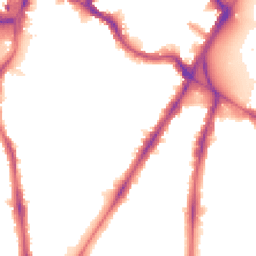 Night-time road noise heatmap for SW8 1LD