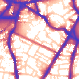 Daytime road noise heatmap for SW8 1LN