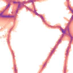 Night-time road noise heatmap for SW8 1LN