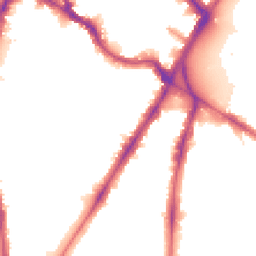 Night-time road noise heatmap for SW8 1PB