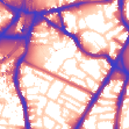 Daytime road noise heatmap for SW8 1QD