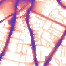 Daytime road noise heatmap for SW8 1XA