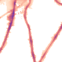 Night-time road noise heatmap for SW8 1XB