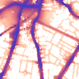 Daytime road noise heatmap for SW8 1XT