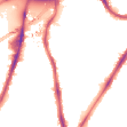 Night-time road noise heatmap for SW8 1XZ