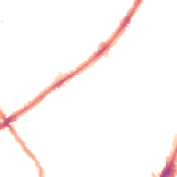 Night-time road noise heatmap for SW8 2XT