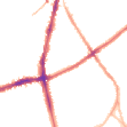 Night-time road noise heatmap for SW8 3DF