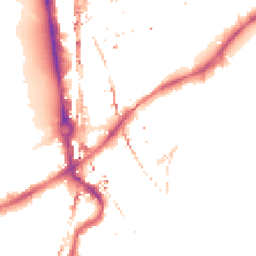 Night-time road noise heatmap for SW8 4AG