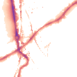 Night-time road noise heatmap for SW8 4AS