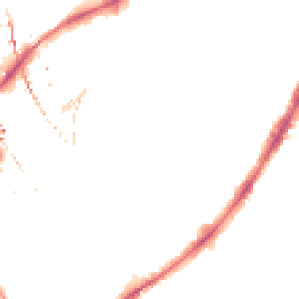 Night-time road noise heatmap for SW8 4JQ