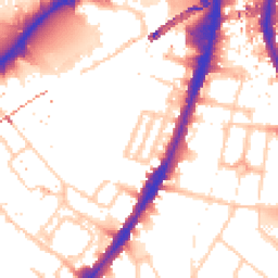 Daytime road noise heatmap for SW8 4RR