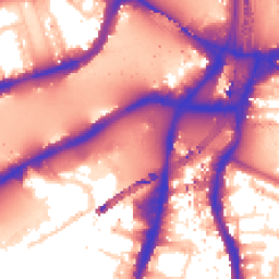 Daytime road noise heatmap for SW8 5GZ