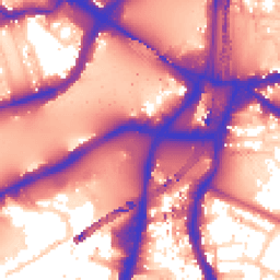 Daytime road noise heatmap for SW8 5HD