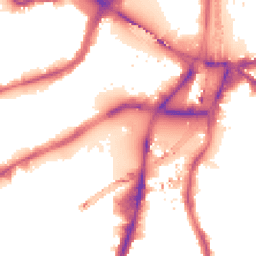Night-time road noise heatmap for SW8 5PD