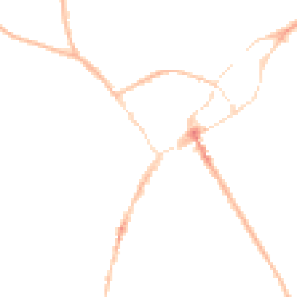 Night-time road noise heatmap for SY11 1AF