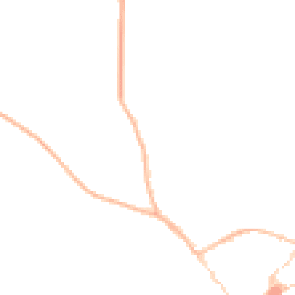 Night-time road noise heatmap for SY11 1BL