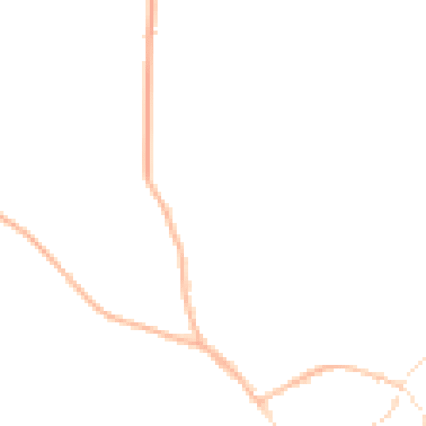 Night-time road noise heatmap for SY11 1BW
