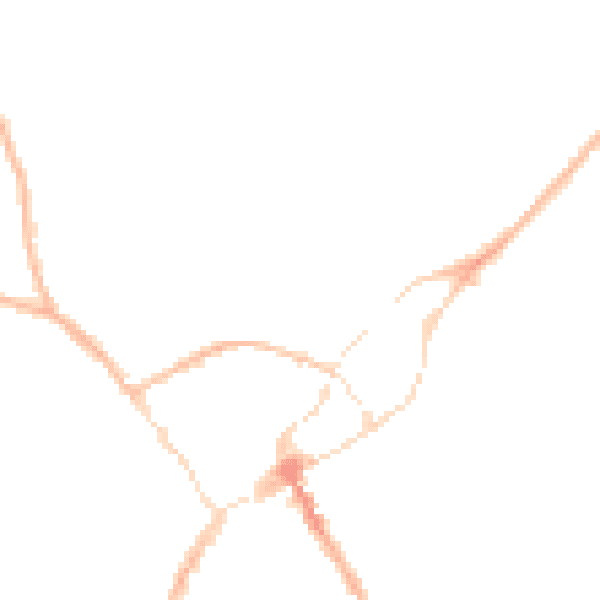 Night-time road noise heatmap for SY11 1DG