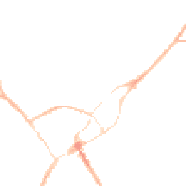 Night-time road noise heatmap for SY11 1DH